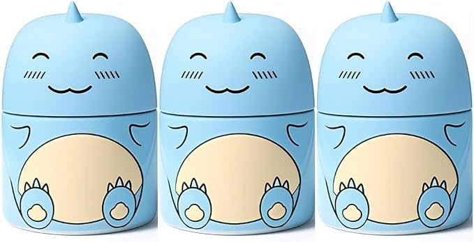 3 PCS Cute Dinosaur-Shaped Toilet Bowl Cleaner Bottle, Automatic Bathroom Toilet Tank Cleaner with Ocean Scent,Septic Toilet Bowl Tablets in Bottles, Automatic Long-Lasting Toilet Cleaner Bottle