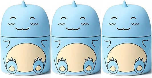 3 PCS Cute Dinosaur-Shaped Toilet Bowl Cleaner Bottle, Automatic Bathroom Toilet Tank Cleaner with Ocean Scent,Septic Toilet Bowl Tablets in Bottles, Automatic Long-Lasting Toilet Cleaner Bottle