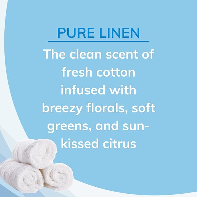 Citrus Magic Solid Air Fresheners, Pure Linen, 8 Ounce, Pack of 3 | Odor Absorbing, Passive Diffusion, Odor Elimination Up to 4 Weeks Each, Ideal for Home