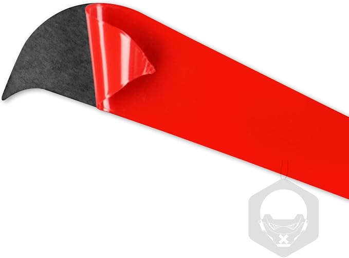 Red Real Carbon Fiber Trim for Nissan Rogue Accessories | for 2014-2020 / Rogue Sport 2017-2022 Navigation Display Side Strip Sticker Interior Thick Overlay Decal