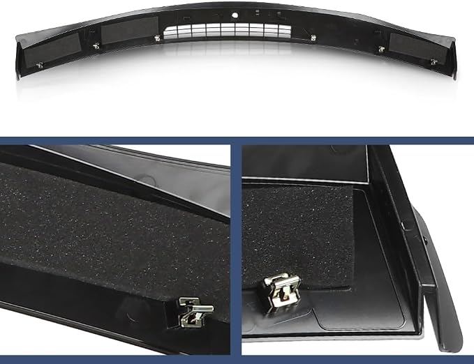 DOTCOM Upper Dash Defrost Vent Panel Fit Chevy Impala 2006-2016 Black | Sensor Hole, 10388101, 25808816, 15828633, 15884654, 15773563, 22761772