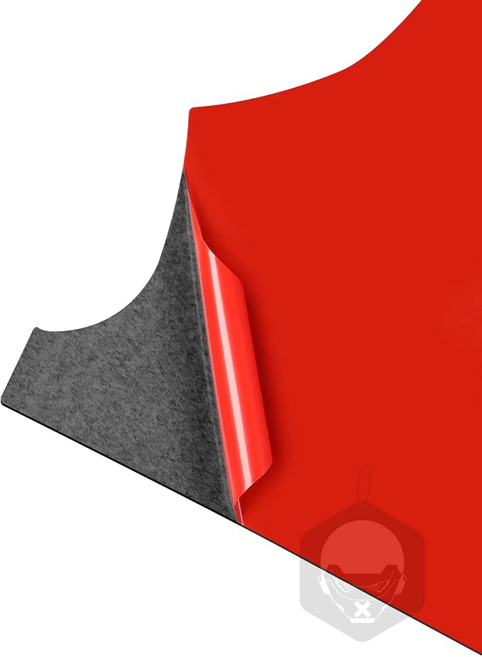 Red Real Carbon Fiber Trim for Nissan Rogue Accessories | for 2014-2020 / Rogue Sport 2017-2022 Headlight Switch Panel Cover Sticker Interior Thick Overlay Decal