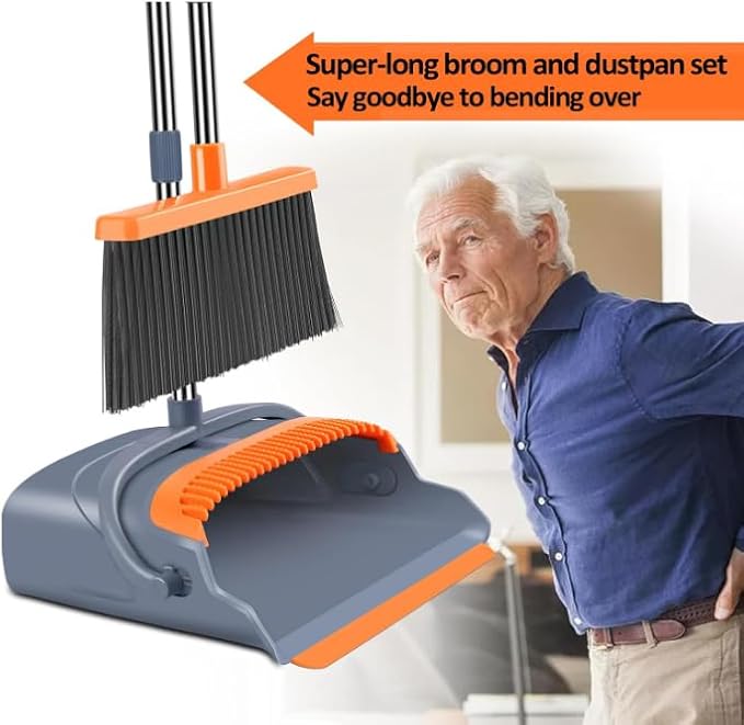 Broom & Dust pan Set Upright