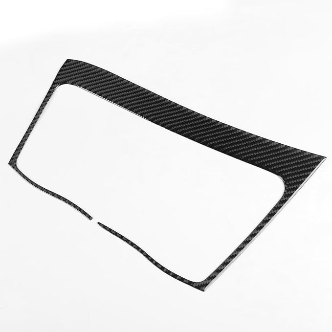 Real Carbon Fiber Trim for Honda CRV Accessories | for CR-V 2012 2013 2014 2015 2016 Central Console Navigation Display Panel Cover Sticker Interior Thick Overlay Decal