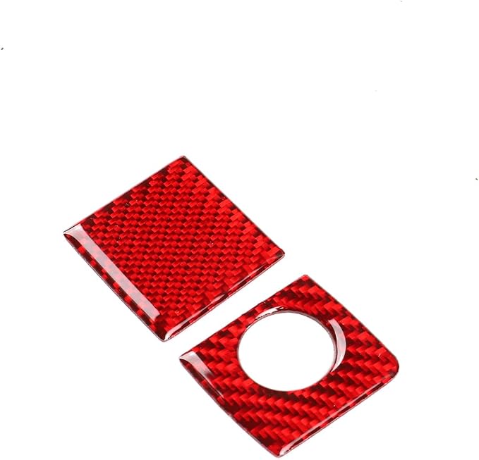 Real Carbon Fiber Trim for Toyota Camry Accessories | for 2012 2013 2014 Co-Pilot Storage Box Switch Frame Interior Thick Overlay Decal