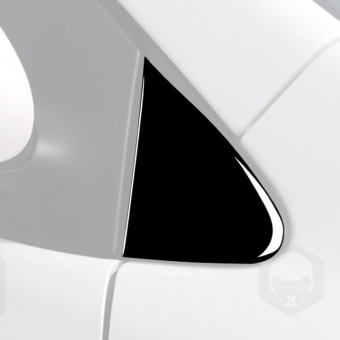 Glossy Bright Piano Black Car Outer Window Pillar Cover A-Pillar Scratch Protector Decoration Sticker Exterior Trim Compatible with Toyota Corolla 2009 2010 2011 2012 2013 Auto Trim Accessories