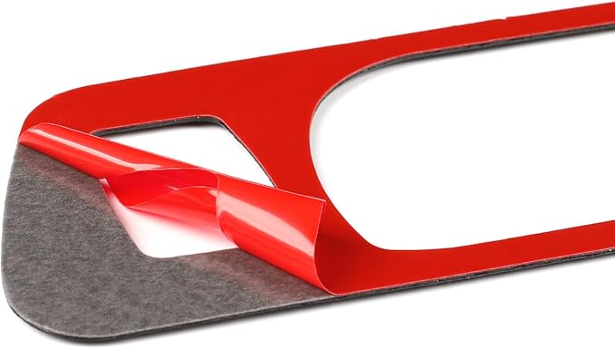 Car Dashboard Panel Trim Stickers Fit for Chrysler 300 2011-2023 | for Chrysler 300 / 300C / 300S / Limited/Touring/Base 2011-2023|Red Real Carbon Fiber|Accessories|Thick Overlay|Anti-scratch