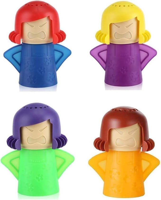 Microwave Cleaner Easily Crud in Minutes Steam Cleans with Vinegar and Water for Kitchen Gifts (Color Random)