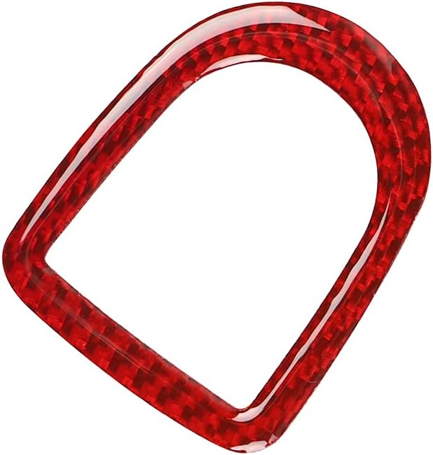Real Carbon Fiber Trim for Ford Mustang Accessories | for 2009 2010 2011 2012 2013 2014 Inner Door Lock Pin Panel Frame Interior Thick Overlay Decal