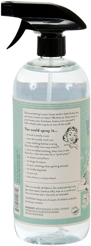 San Francisco Soap Company Smells So Clean Linen Spray | Italian Linen | 33.8 fl oz | Fresh Spray | Multi-Purpose and Dye Free