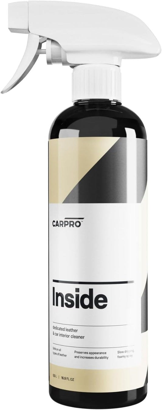 CARPRO Inside Car Interior Cleaner: Ultimate Detailer Car Vinyl, Plastic & Finished Leather - Remove Dirt, Sweat, Oils from Interior Surfaces - 500mL (17oz)