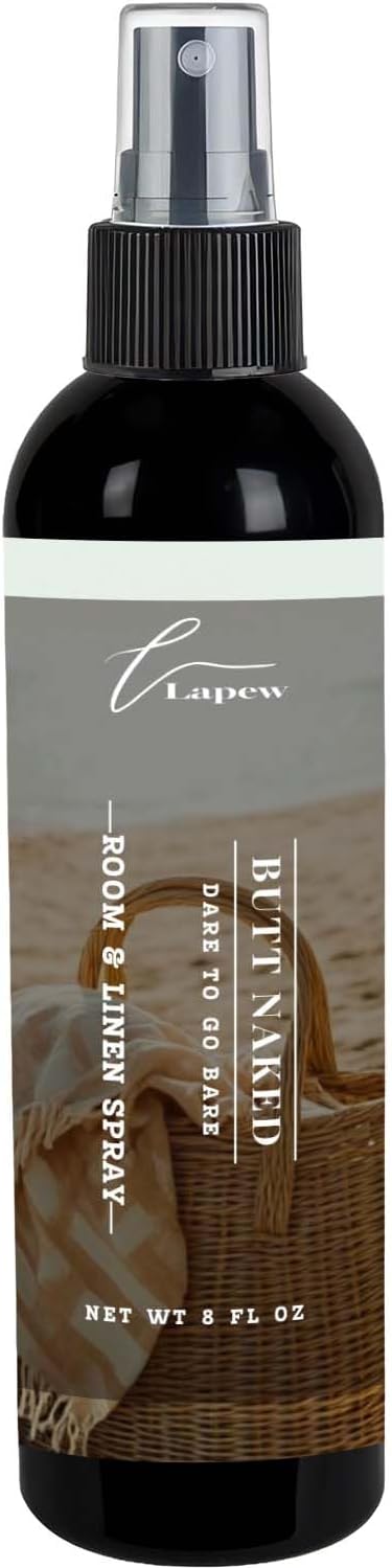 Lapew Room & Linen Spray | Fragrance Mist for Home, Car & Office | Fabric & Air Freshener | Neutralizing Mist | Made in USA | Butt Naked