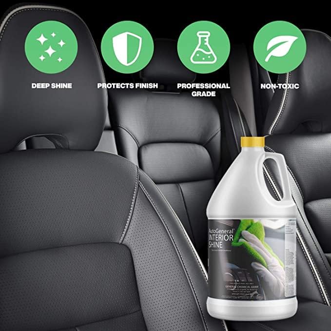 AutoGeneral Interior Shine Car Polish - Auto Detailing - Shine and Protect Car Vinyl, Plastic, and Rubber - Commercial & Residential Use - 55 Gallon Drum