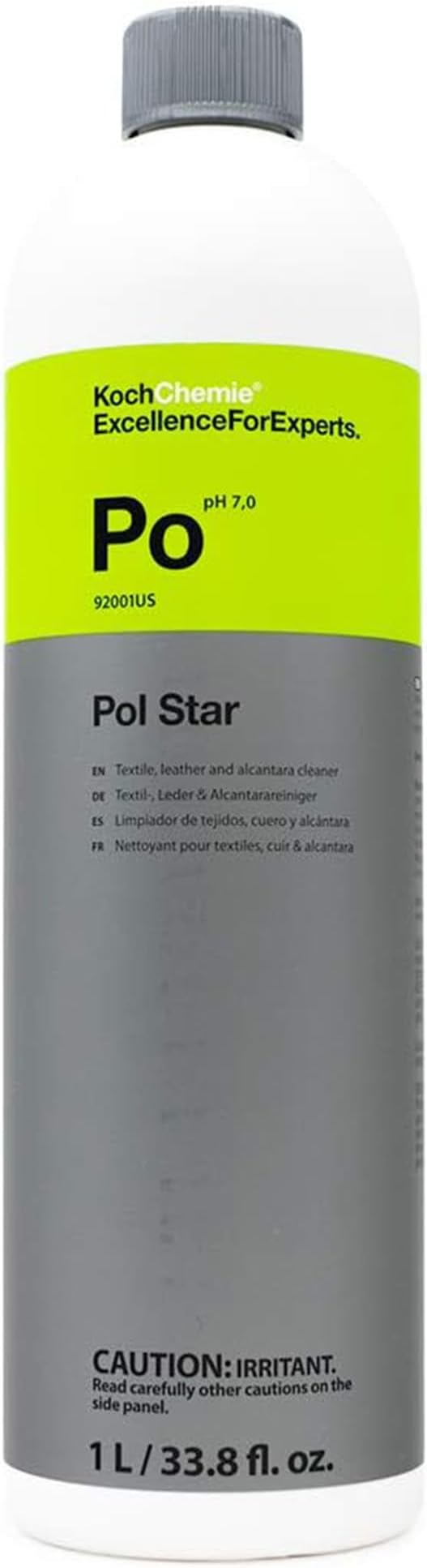 KOCHCHEMIE Pol Star - Vehicle Leather & Suede Cleaner; Effective Natural Vehicle Cleaner with Protection Formula; Cleans and Protects Cars Without Leaving Water Marks (1 Liter)