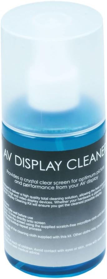 Monoprice Screen Cleaner Bundle, 200 Ml, Alcohol Free, Microfiber Cloth | 200 Ml Alcohol-Free Screen Cleaner for LCD and Plasma Tvs, Smartphones and Tablets. Includes Microfiber Cloth, Streak-Free