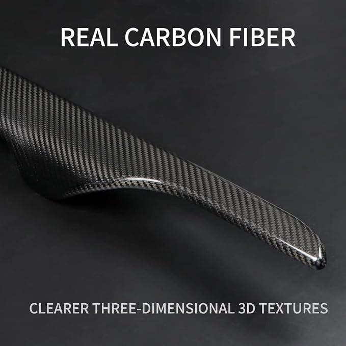 JSWAN Real Carbon Fiber Center Consoles Gear Shift Frame Side Cover Fit for Toyota Supra GR A90 MK5 Gear Shift Panel Trim Sticker Central Control Dashboard Cover