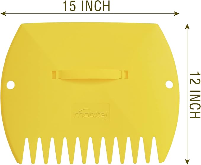 Mobitel Leaf Scoops Hand Rakes -Large Leaf Grabber for Picking Up Yard Leaves, Lawn Garbage and Grass Clippings
