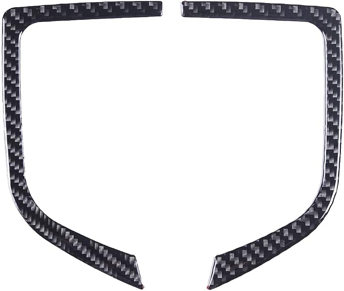 Center Console Air Outlet Trim Cover for Honda Pilot 2016-2022/ Ridgeline 2017-2023/ Passport 2019-2023, Central Dashboard Panel Air Vent AC A/C Trim Sticker, Carbon Fiber (Center Air Vent Frame)