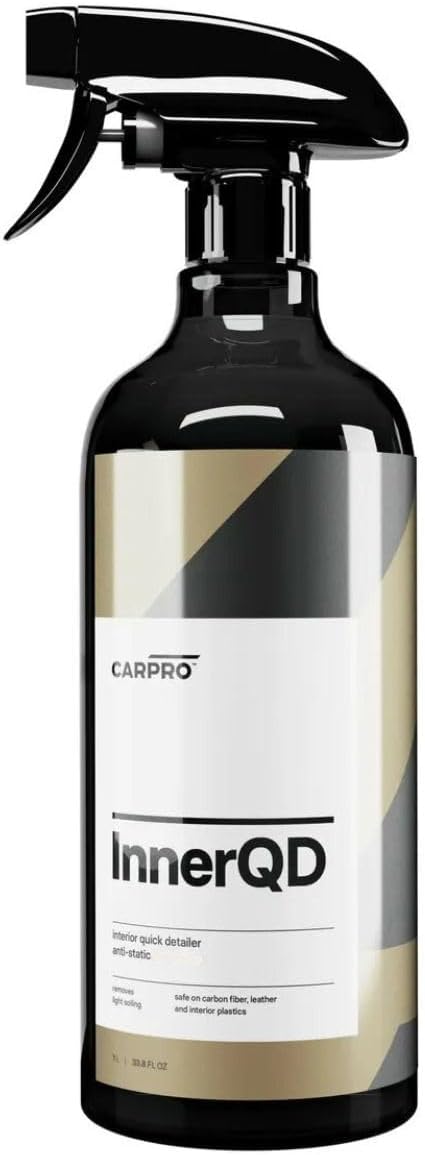 CARPRO InnerQD Car Interior Quick Detailer, Antistatic, Clean Fingerprints, Dust and Inhibit Electrostatic Adhesion of Dust - 1 Liter (34 fl oz)