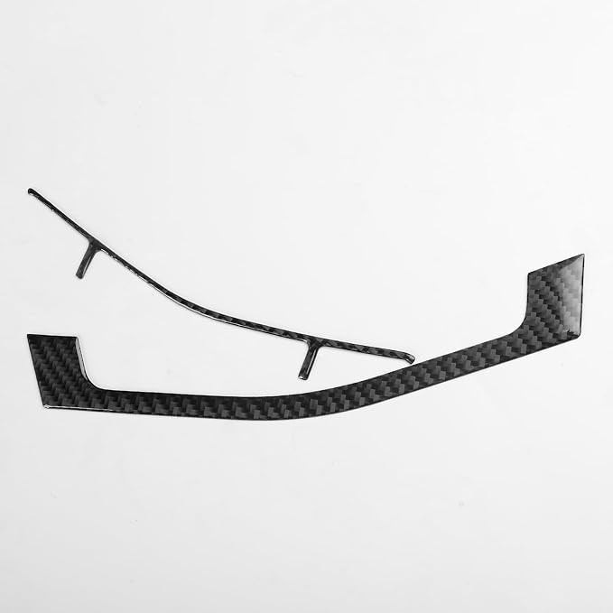 Real Carbon Fiber Trim for Honda Accord Accessories | for 2003 2004 2005 2006 2007，Central Console Control Button Panel Cover，Interior Dash Panel，Thick Overlay Sticker Decal