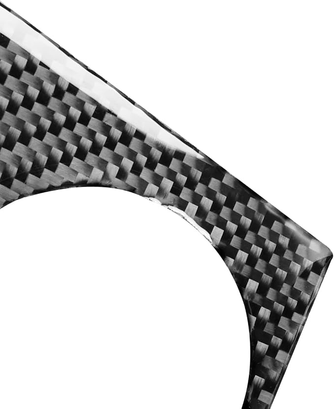 JKYUKU Real Carbon Fiber for Subaru Accessories Center Console Ac Control | for Legacy/Outback 2005-2009, Black Center Console Ac Control Knob Cd Radio Buttons Panel Sticker, Premium Sporty Look