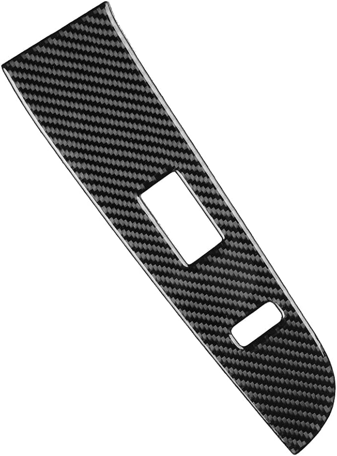 Real Carbon Fiber Trim for Toyota Camry Accessories | for 2012 2013 2014 Door Glass Lifting Control Panel Window Switch Panel Sticker Interior Thick Overlay Decal 6PCs