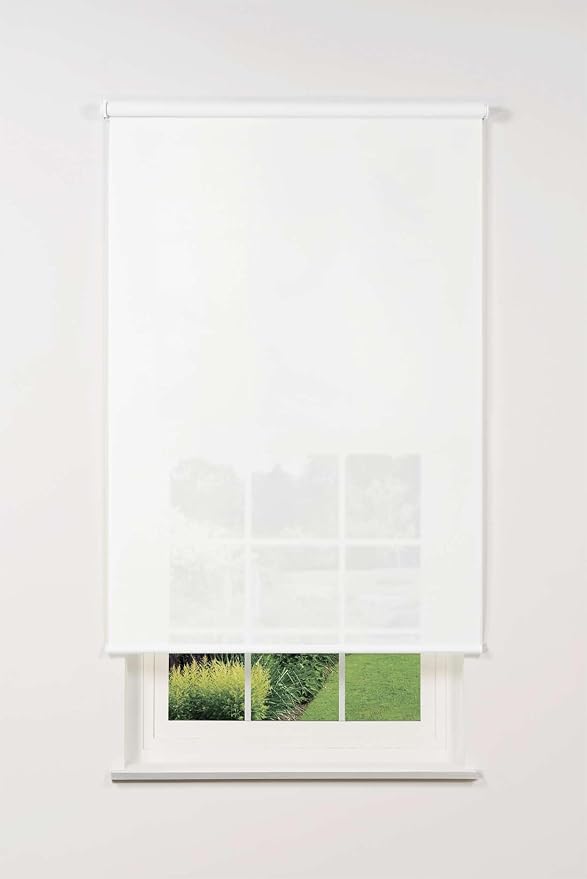Cordless 5% Solar Screen Standard Roller Shade, White 33 W x 78 H (Arrives 1/4" Narrower)