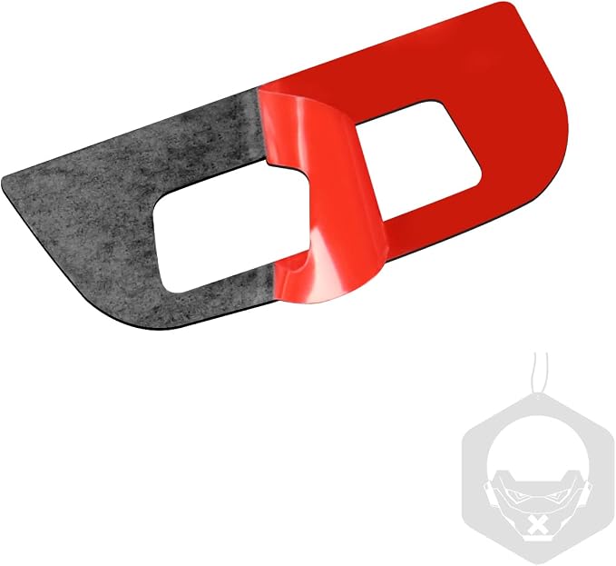 Red Real Carbon Fiber Trim for Nissan Rogue Accessories | for 2014-2020 / Rogue Sport 2017-2022 Air Outlet Vent Side Cover Sticker Interior Thick Overlay Decal