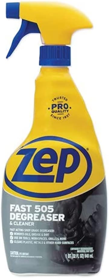 Zep ZU50532 Fast 505 Cleaner and Degreaser 32 Ounces, 32 Fl Oz, clear