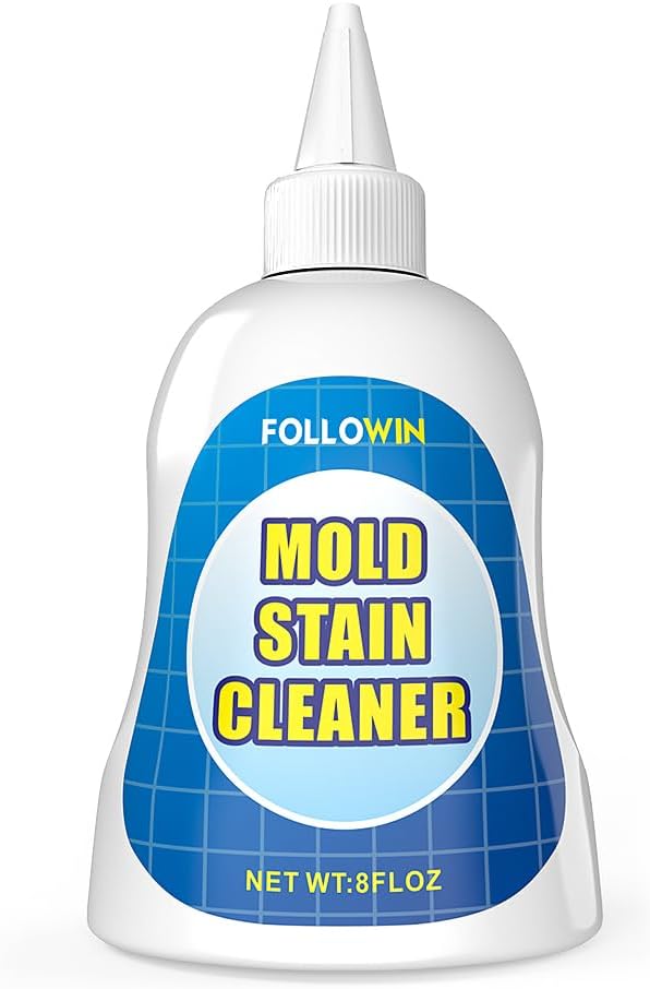 FOLLOWIN Concentrated Gel Cleaner, Stain Remover for Bathroom Grout, Silicone Caulk, Washing Machine Seal, Shower Tile, Kitchen Sink, Bathtub, Window Seals, Hard Surfaces,8 oz