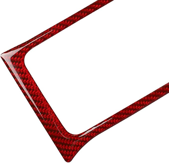 Real Carbon Fiber Trim for Ford Mustang Accessories | for 2009 2010 2011 2012 2013 2014 Central Console Instrument Panel Interior Thick Overlay Decal