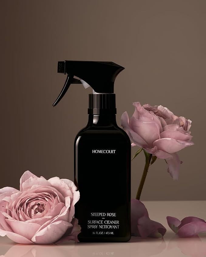 Homecourt by Courteney Cox Surface Cleaner, Steeped Rose, 16 fl oz | All-Purpose Spray, Lifts Away Dirt, Smudges & Grease, For Bathroom, Kitchen & more, Clean Formula