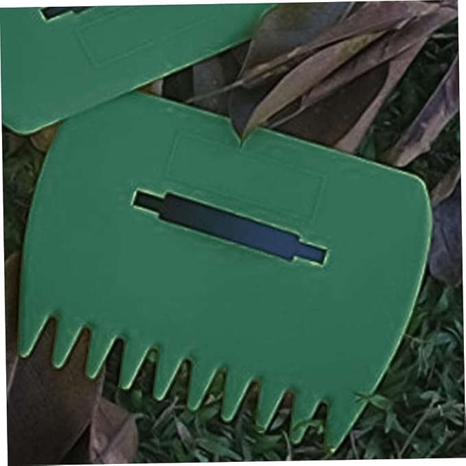 Clear and Collect Garden Rake, Leaf Rake Scoops Garden Cleaning Rubbish Leaf Collector Grabs with Leaf Claws for Weed Easy Picking Up
