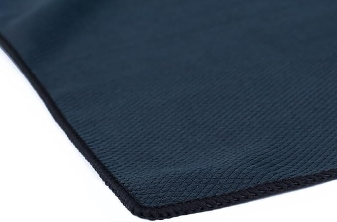 The Rag Company - Diamond Weave Glass & Window - Detailing Towels to Polish Mirrors & Chrome, Snakeskin Like Texture, Lint-Free, Streak-Free, 280gsm, 16in. x 16in, Black (6-Pack)