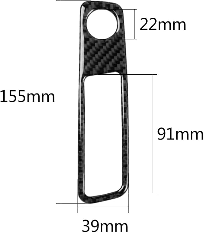 Real Carbon Fiber Trim for Audi Accessories | for B9 A4 S4 A5 S5 2020-2025 / RS5 2021-2025 Center Console Volume Control Frame Interior Thick Overlay Decal