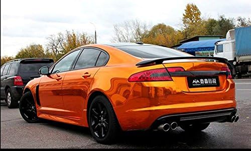 DIYAH Gloss Chrome Mirror Vinyl Car Wrap Sticker with Air Release Bubble Free Anti-Wrinkle 12" X 60" (1 FT X 5FT) (Rose Gold)