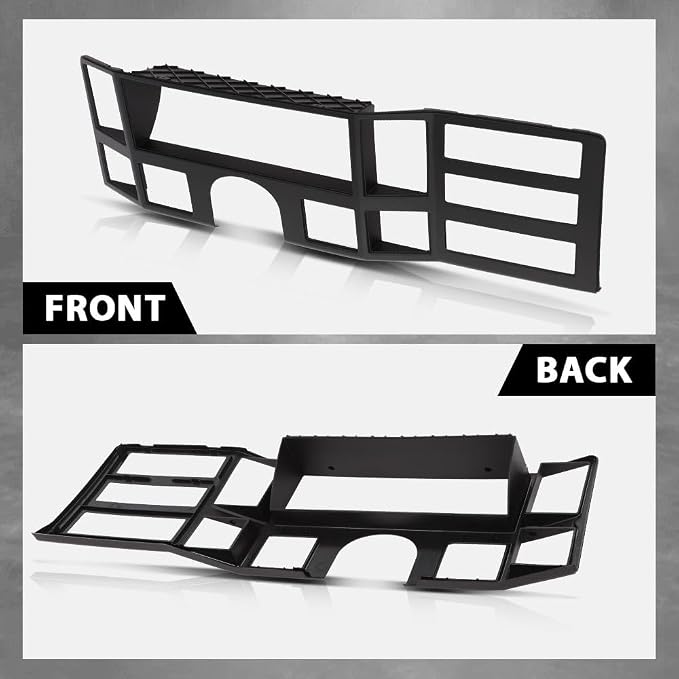 G-PLUS Dash Bezel Panel Surround Trim Compatible with Jeep Cherokee XJ 1984-1996 Black Dashboard