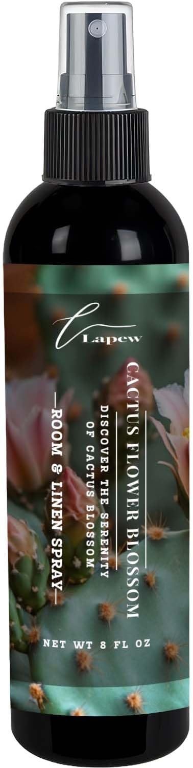 Lapew Room & Linen Spray | Fragrance Mist for Home, Car & Office | Fabric & Air Freshener | Neutralizing Mist | Made in USA | Cactus Flower Blossom