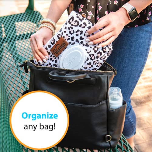 Bumco Diaper Clutch - Portable Wipes Dispenser & Baby Travel Essential, Airtight Dispenser, Refillable Wipes Container, Travel Baby Essentials, Diaper Bag Purse