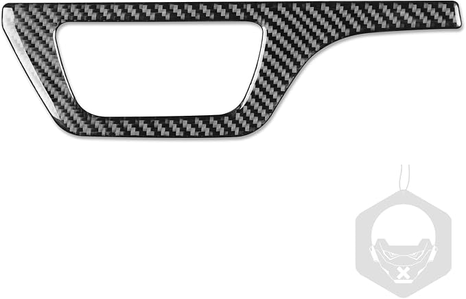 Real Carbon Fiber Trim for Audi 80A Q5 Accessories | for SQ5 2018-2025 Dash Headlight Switch Panel Frame Cover Sticker Interior Thick Overlay Decal