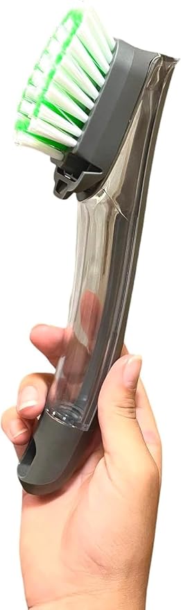 Smilyeez Replacement for Scotch Brite, 4-Pack, Makes Your Dishwand Like New, Dishwand Brush Refills, Easy to Install
