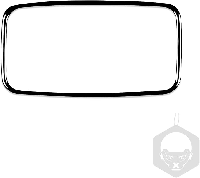 Glossy Bright Piano Black Car Rear Row Reading Light Panel Reading Lamp Frame Decoration Sticker Interior Trim Compatible with Toyota Corolla 2009 2010 2011 2012 2013 Auto Trim Accessories