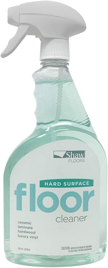 Shaw Floors Hard Surface Floor Cleaner for Ceramic Laminate Hardwood and Luxury Vinyl 32oz Spray