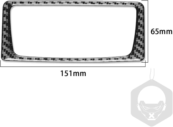 Real Carbon Fiber Trim for Audi 80A Q5 Accessories | for SQ5 2018-2025 Dash Rear Cigarette Lighter Power Outlet Panel Frame Cover Sticker Interior Thick Overlay Decal
