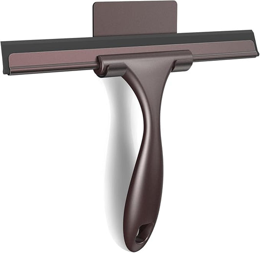 SetSail Squeegee for Shower Glass Door, 10 Inches, Bronze | Stainless Steel Squeegee for Shower Glass Door, All-Purpose Window Squeegee for Shower Mirror Bathroom Car Window Cleaning