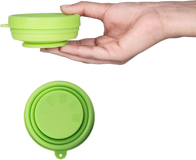 PEESAFE Menstrual Cup Sterilizing Container (1N) | Made with Medical Grade Silicone | Menstrual Cup Cleaner | Microwaveable, Menstrual Cup sterilizer | Compact and Travel Friendly