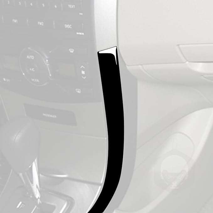 Glossy Bright Piano Black Car Center Console Shift Transmission Side Panel Decorative Strip Sticker Interior Trim Compatible with Toyota Corolla 2009 2010 2011 2012 2013 Auto Trim Accessories