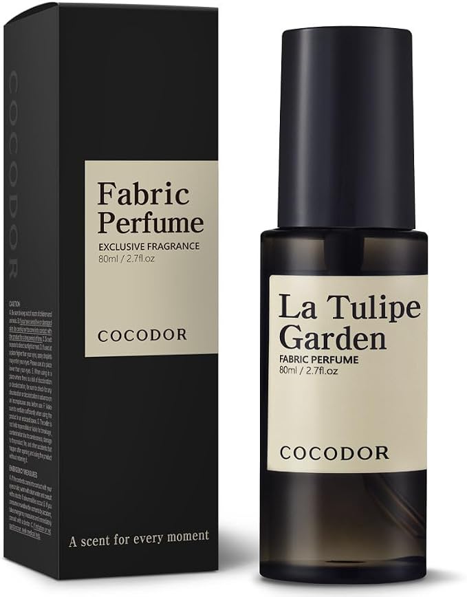 COCODOR Fragrance Room Spray/La Tulipe Garden/ 2.7oz(80ml) / Made with Essential Oils, scented room closet fabric odor eliminator spray