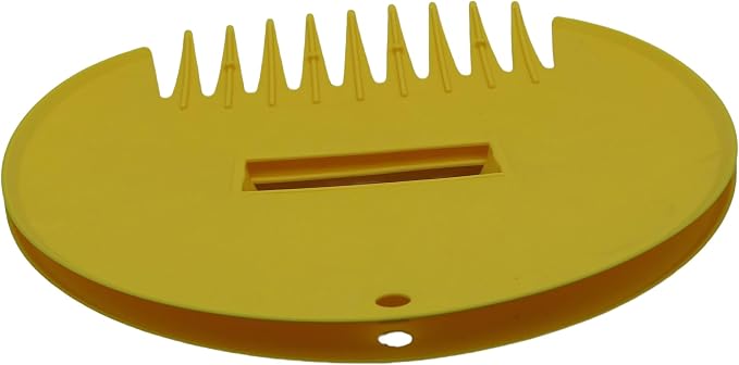 Leaf Scoops Hand Rakes - Lightweight, Garden and Yard Leaf Scoops Hand Rakes, Durable Grabber Tool for Scooping Up Leaves, Spreading Mulch, Gardening( 1 Pair, Yellow)