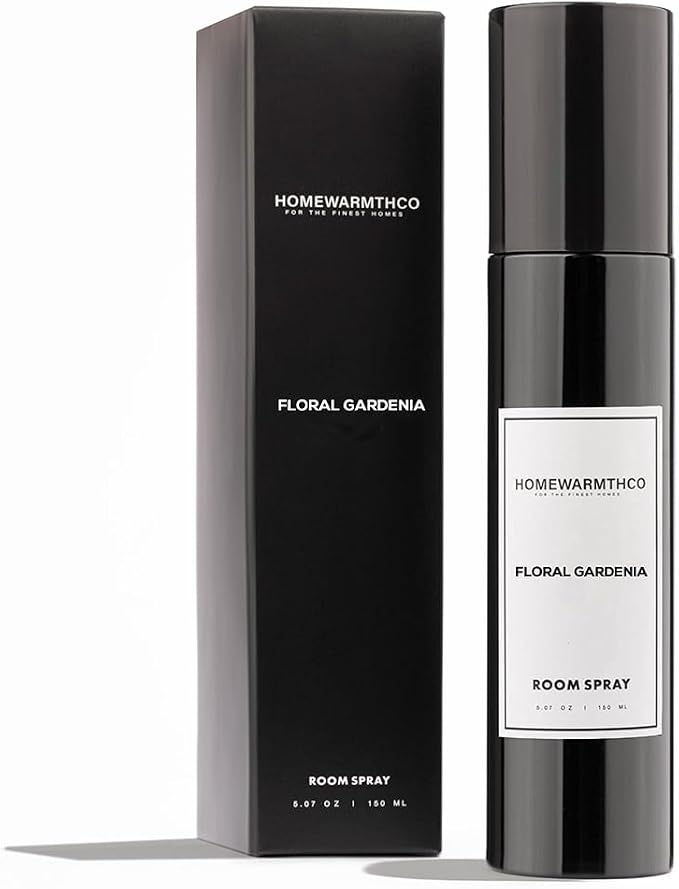 Gardenia Room Spray – 5.07 oz (150 ml) Scented Air Freshener Odor Eliminator Spray for Home, Office & Linen – Long-Lasting Aromatherapy Mist for Bedding, Pillows & Fabrics – Luxurious Home Fragrance